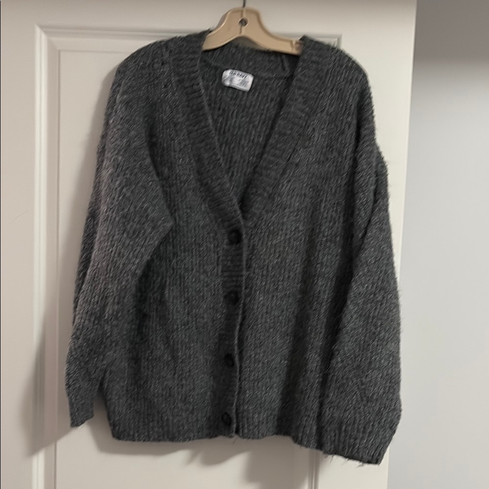 OLD NAVY | Chic Gray Button-Up Cardigan, size XXL